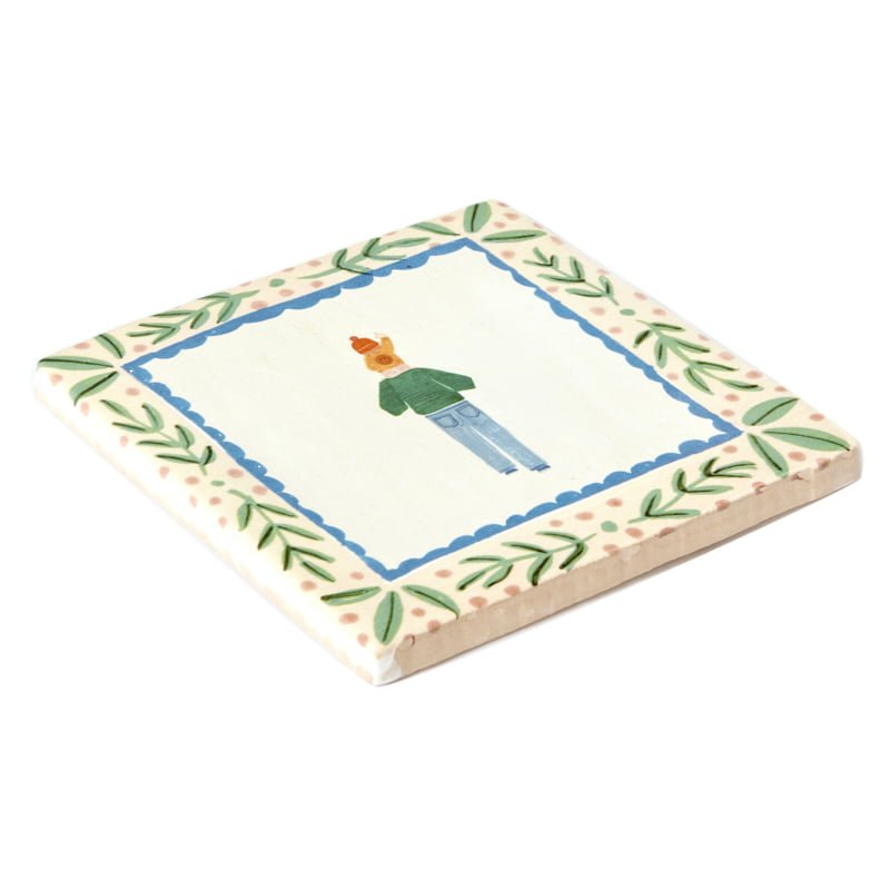 Storytiles Delft Blue Samen op pad Fliese 10x10 cm Kinder