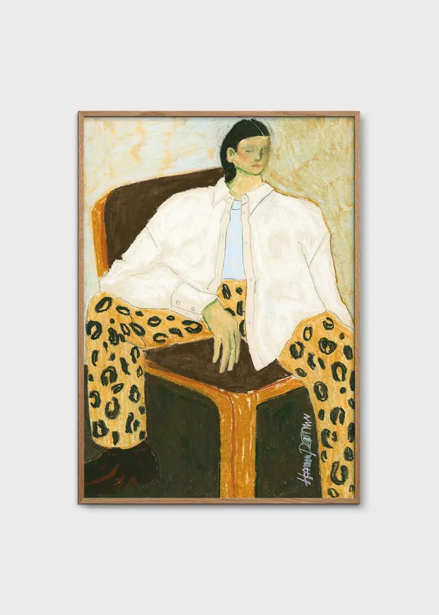 The Poster Club Fashion Diva 01 Poster 30x40 cm beige-braun