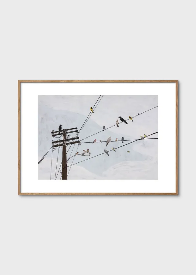 The Poster Club Art Prints Recharging Mode Poster 30x40 blau