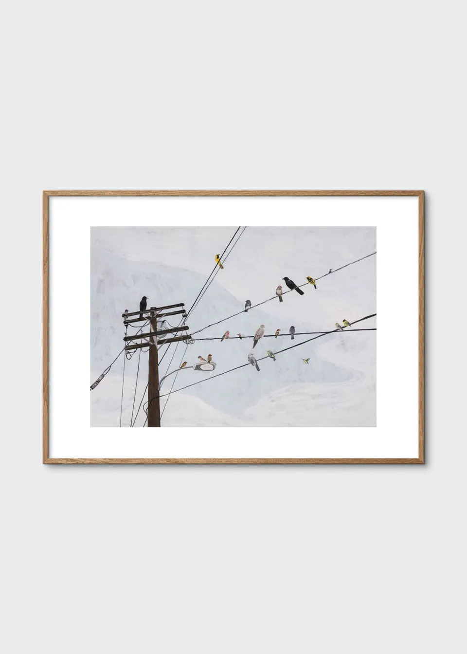 The Poster Club Art Prints Recharging Mode Poster 30x40 blau