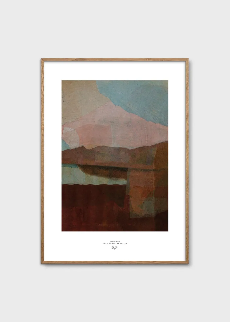 The Poster Club Lake Down the Valley Poster 30x40