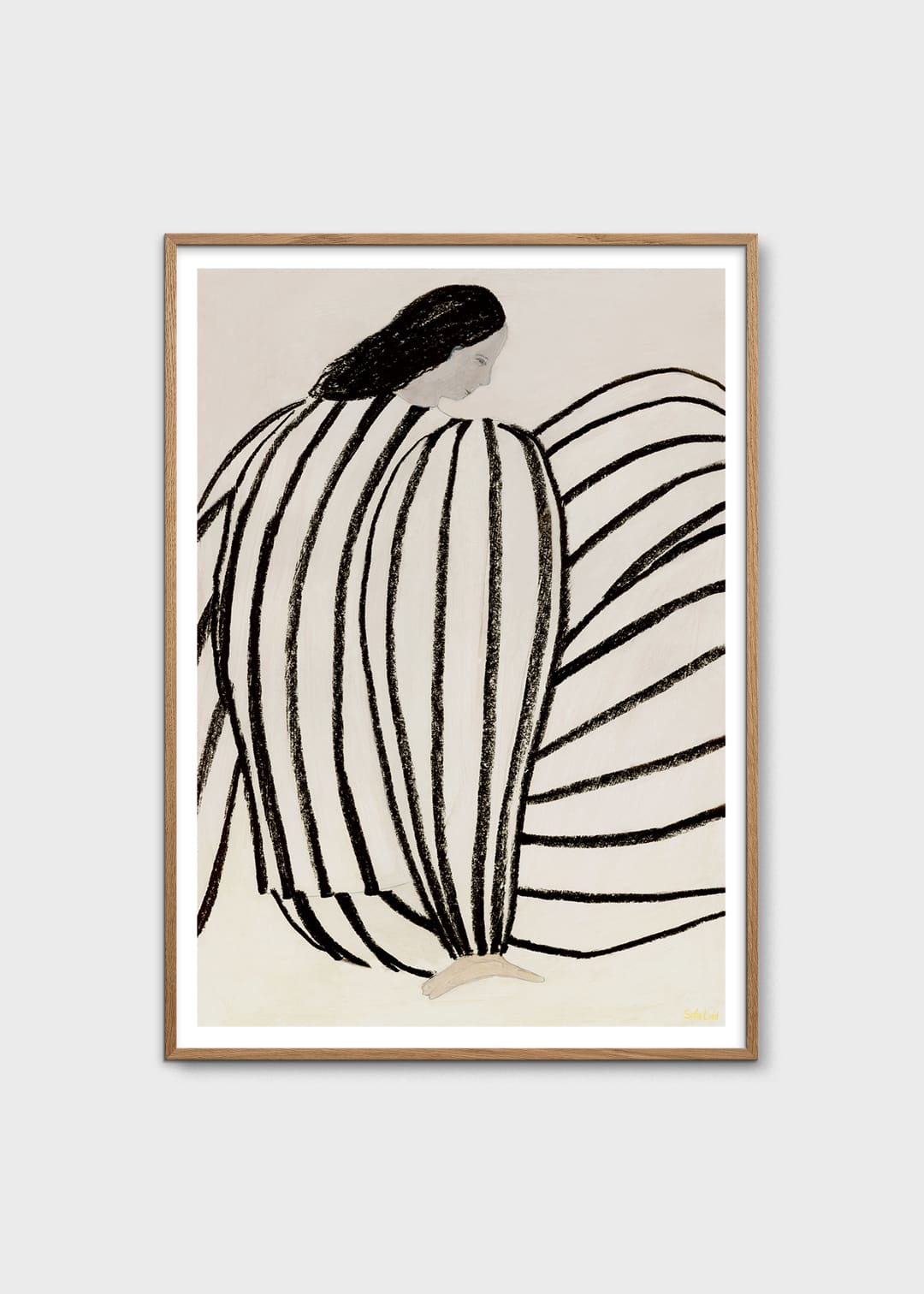 The Poster Club You Poster A4 figurativ beige-schwarz