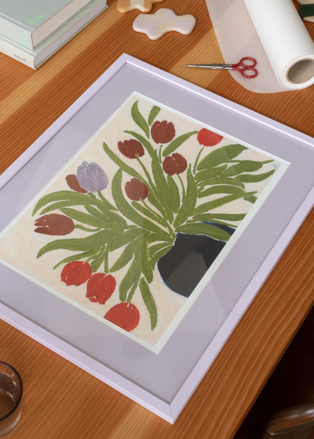 The Poster Club Art Prints Passepartout Lavendel 30x40 cm