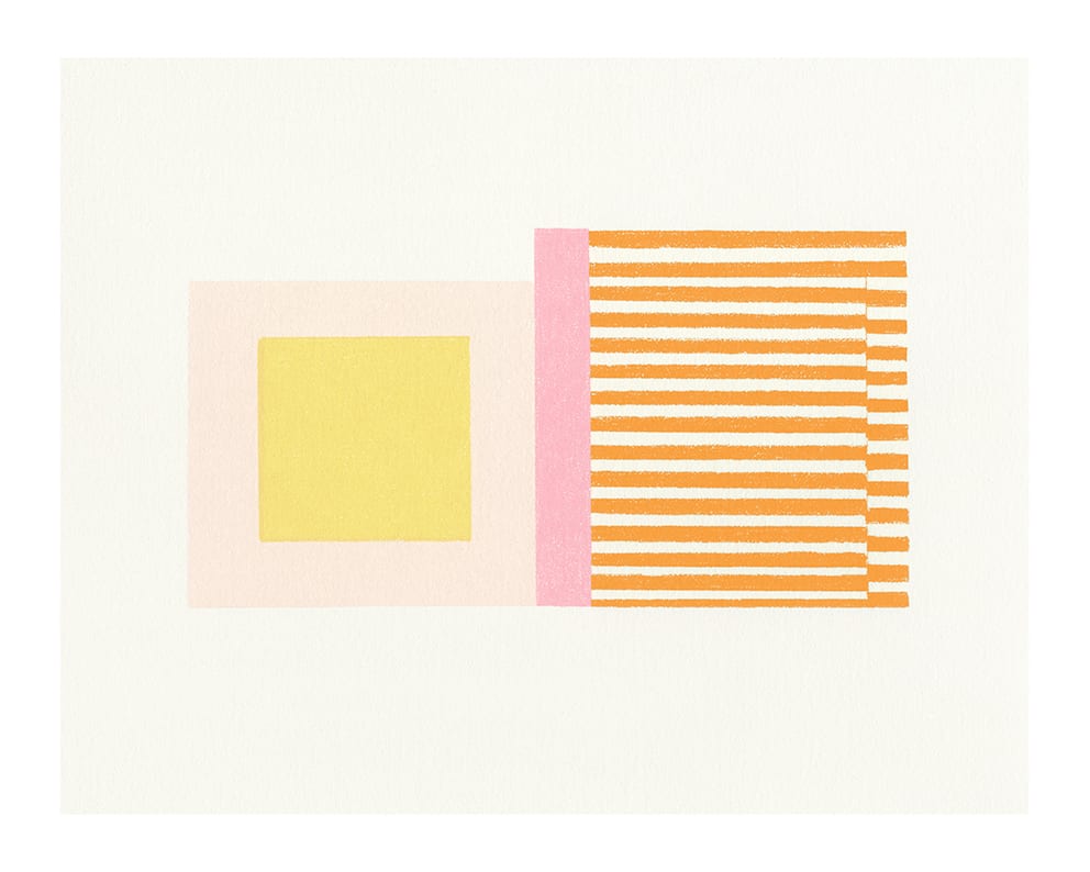The Poster Club Side By Side Poster 40x50 cm orange
