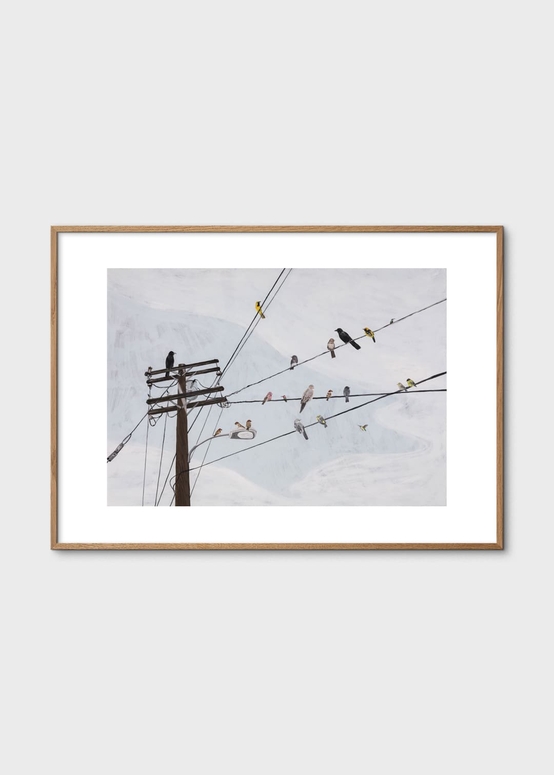 The Poster Club Art Prints Recharging Mode Poster 30x40 blau