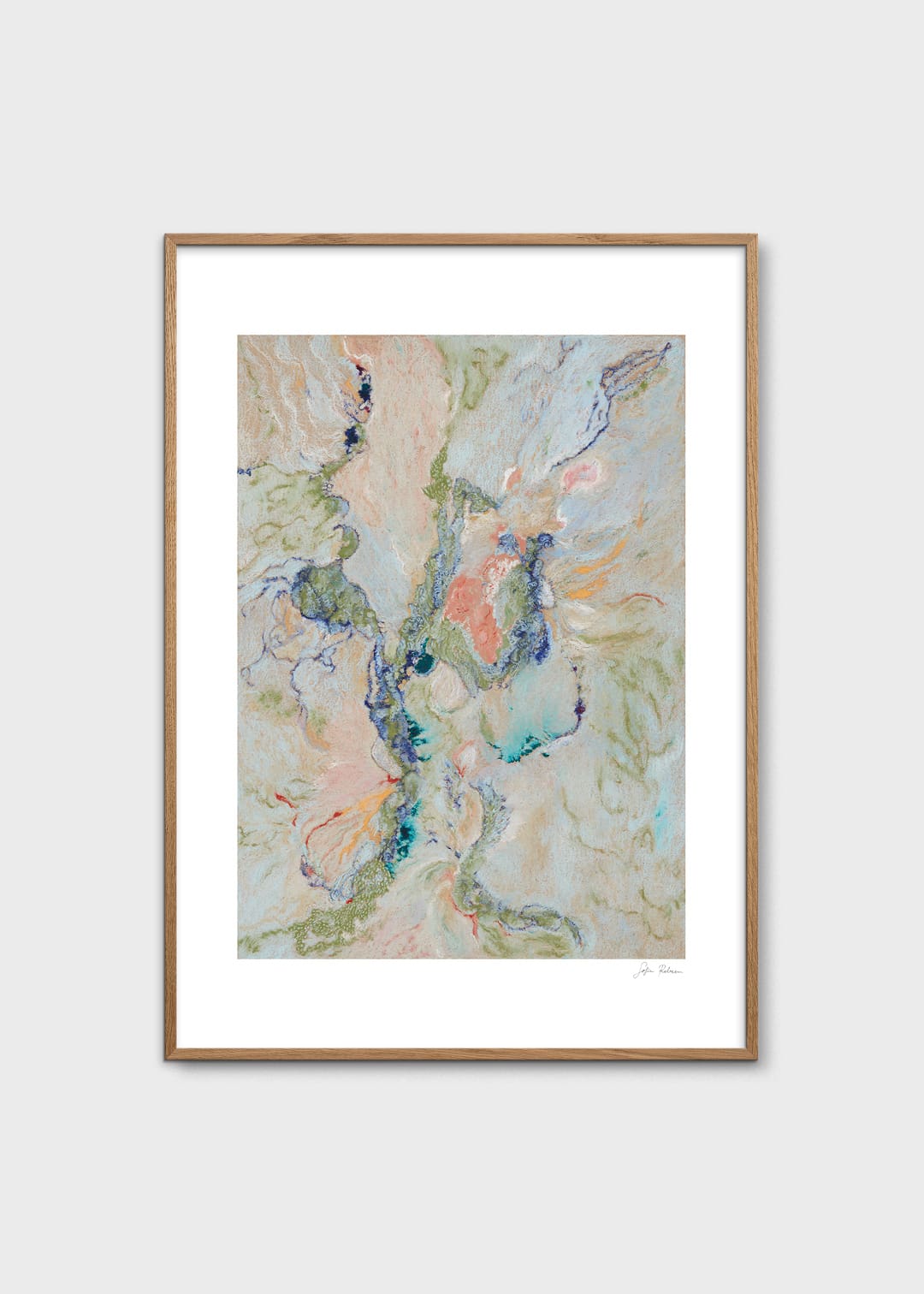 The Poster Club Art Prints Lacuna Poster A4 abstrakt