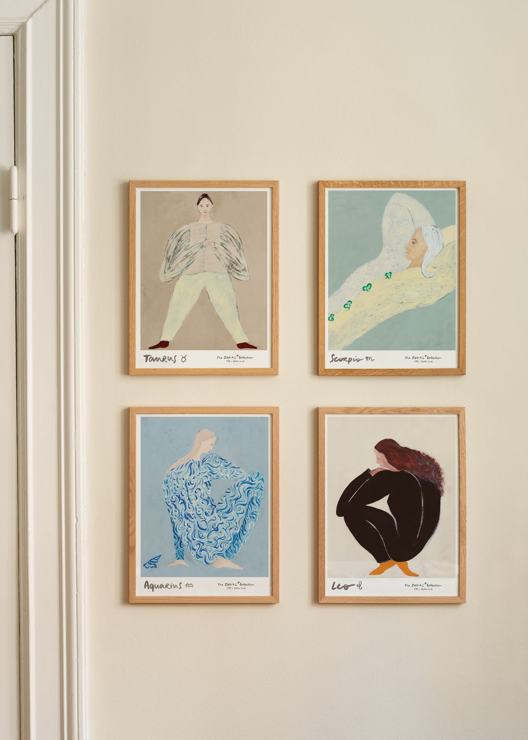The Poster Club Art Prints Taurus Poster A4 beige
