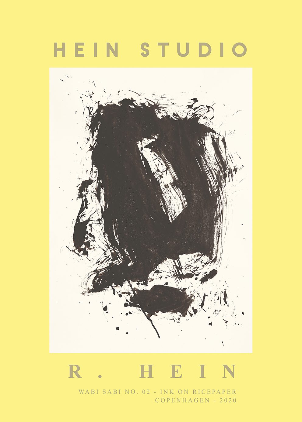 The Poster Club Wabi Sabi No. 07 Poster 50x70 cm ocker