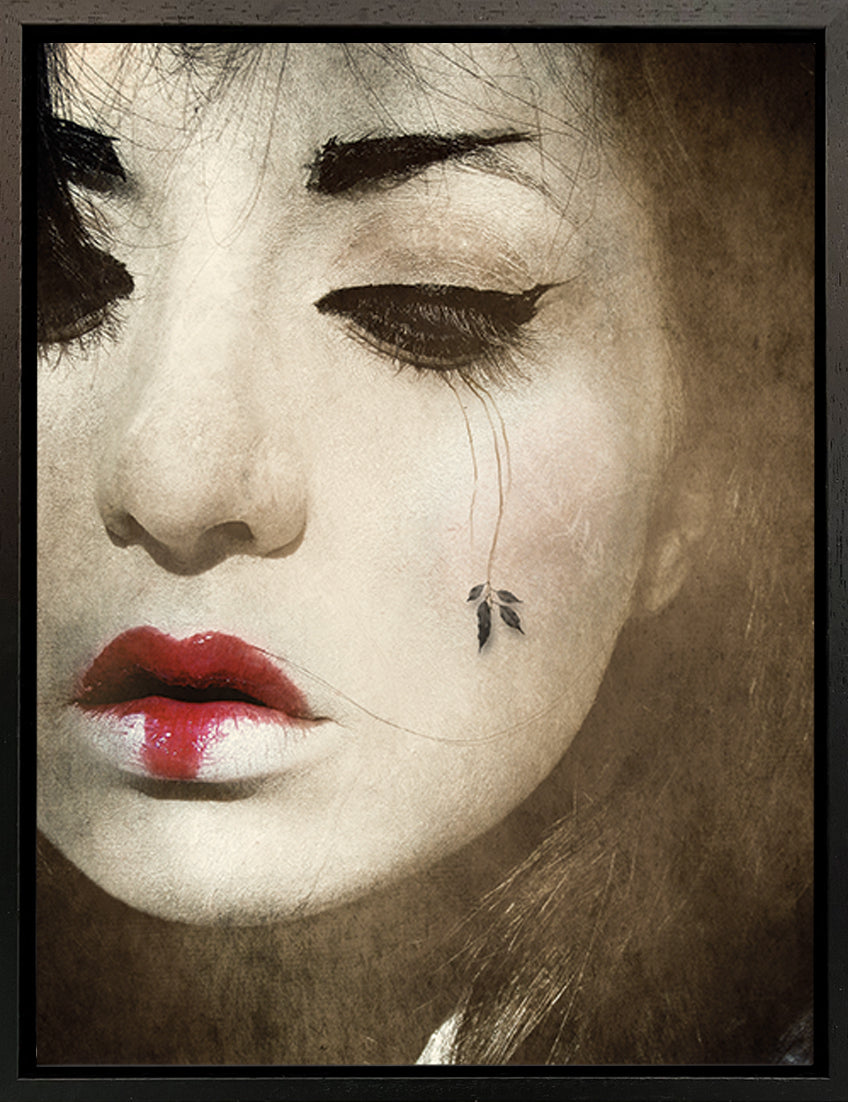 Mineheart Japanese Repose Leinwandbild 40 x 50 cm surreal