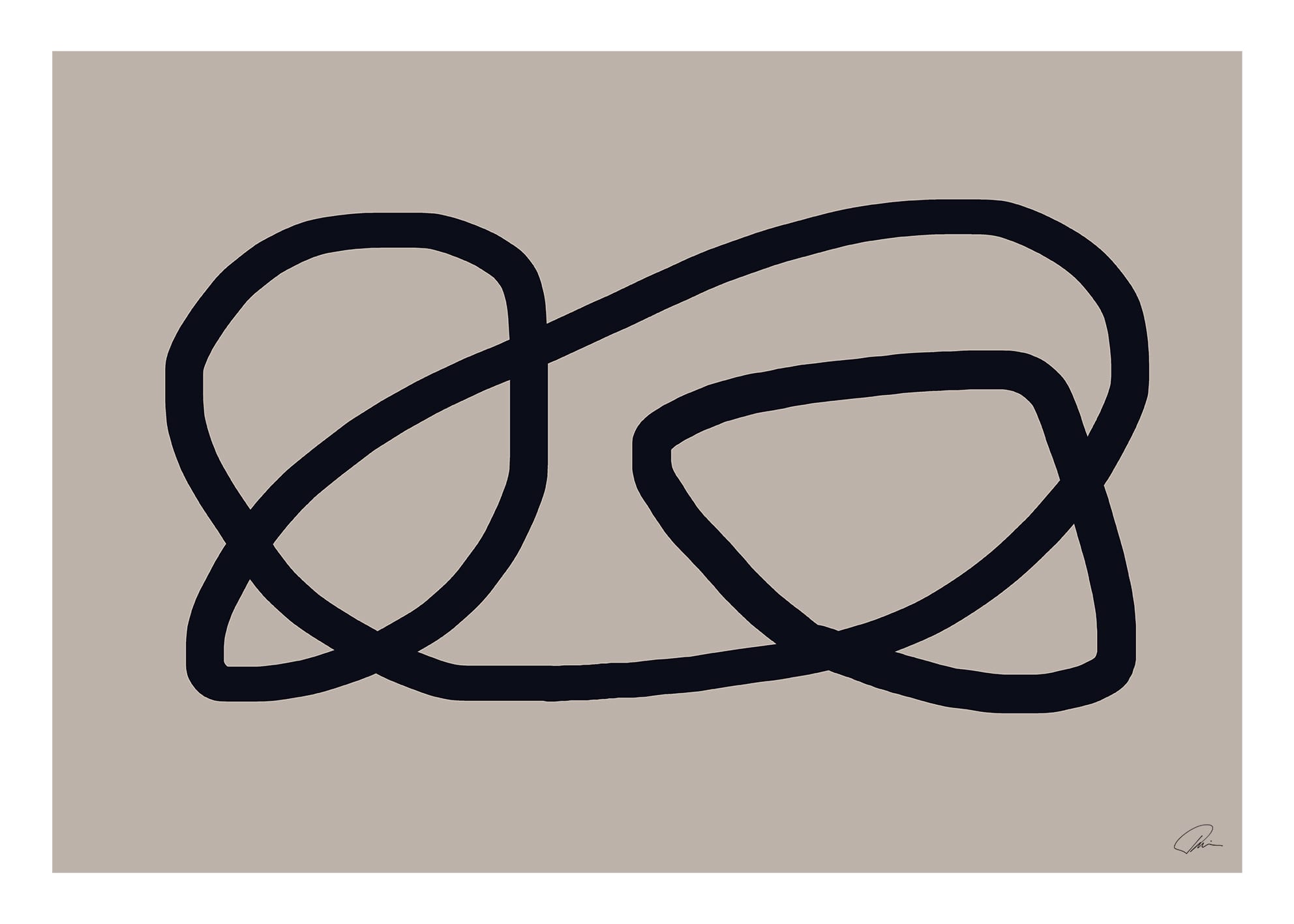 The Poster Club Art Prints Organic Lines 01 Poster 30x40