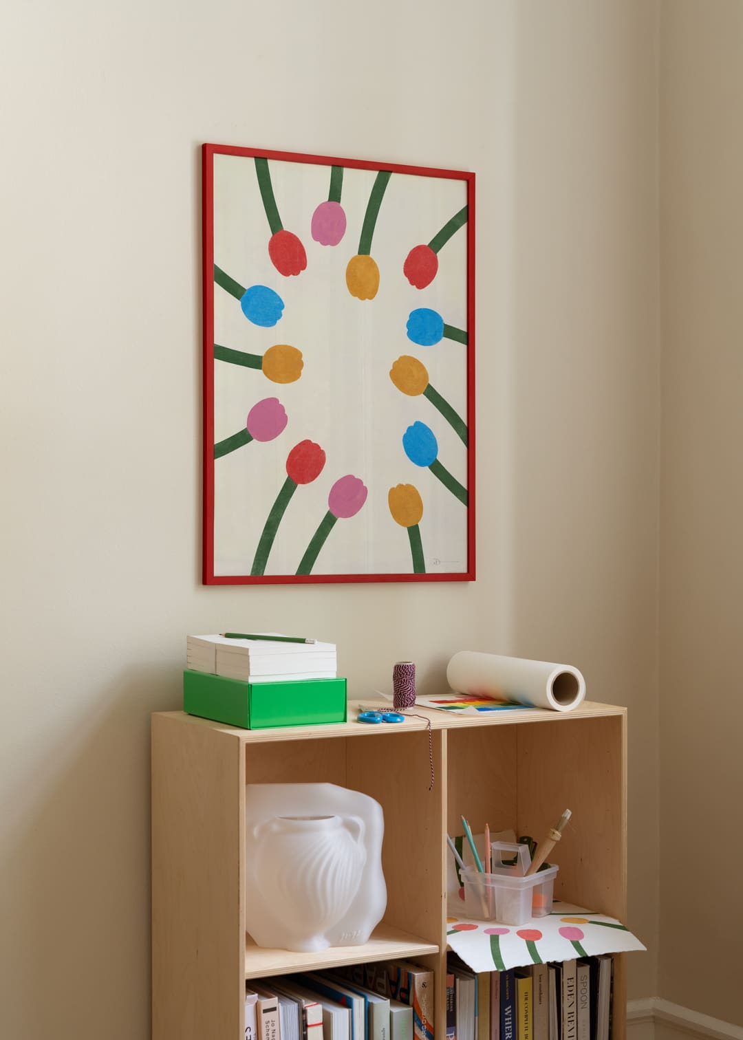 The Poster Club Rhythm of Flowers Poster A4 bunt