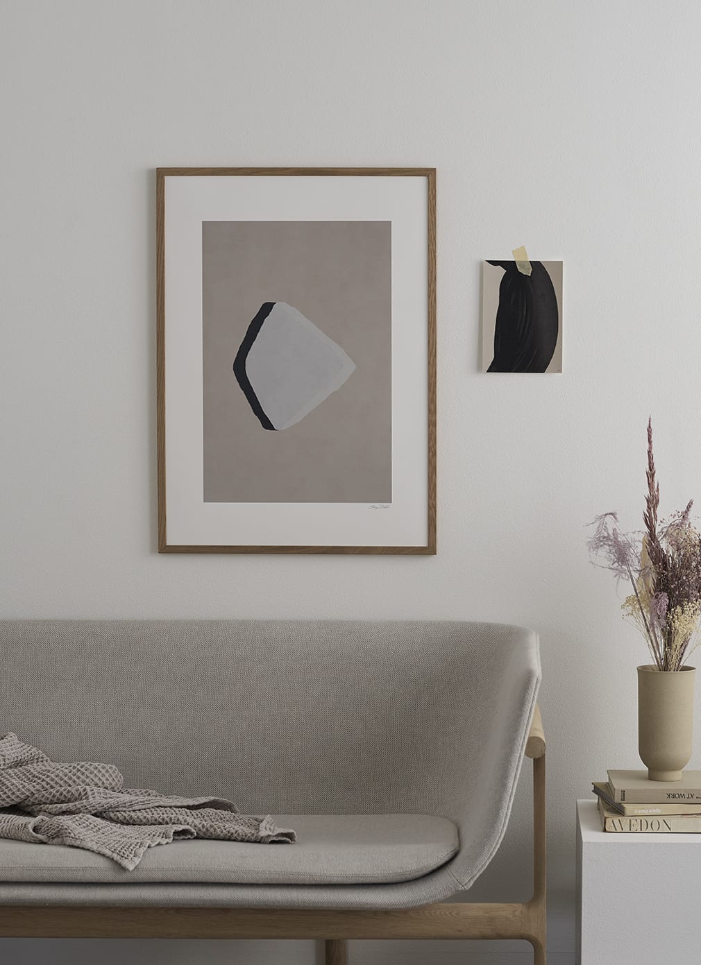 The Poster Club Art Prints Fjord Kunstdruck 30x40 cm beige
