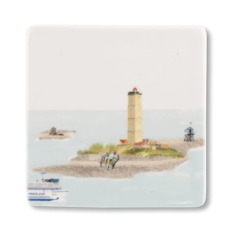 Storytiles Mini's Richtung Terschelling Wandfliese Mini Boot
