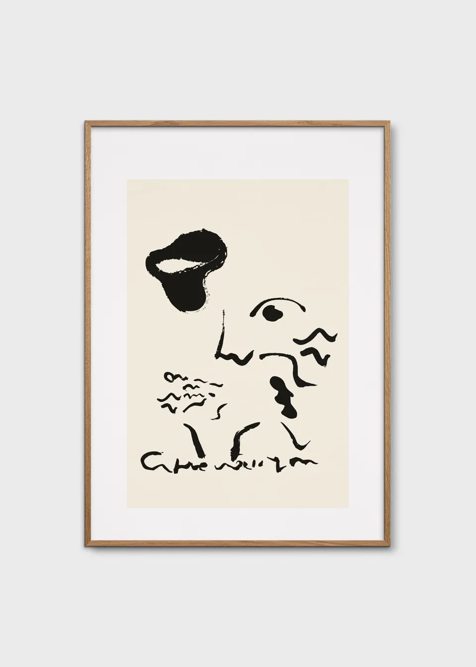 The Poster Club Sit on High Kunstdruck 50x70 cm Giclée