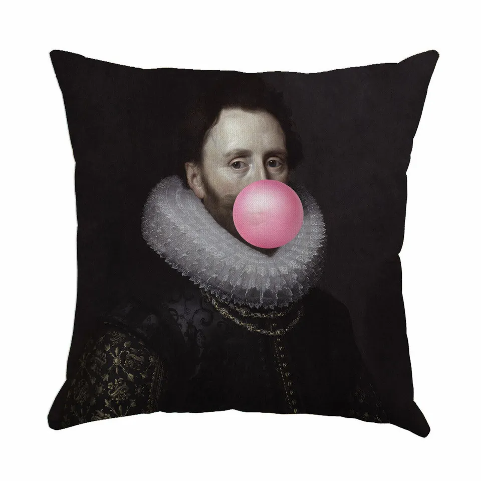 Mineheart Cushions Bubblegum Man Kissen Canvas 46x46cm