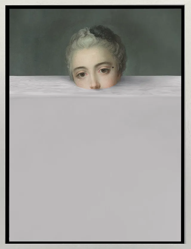 Mineheart Submerged-2 Leinwandbild creme 21x30cm