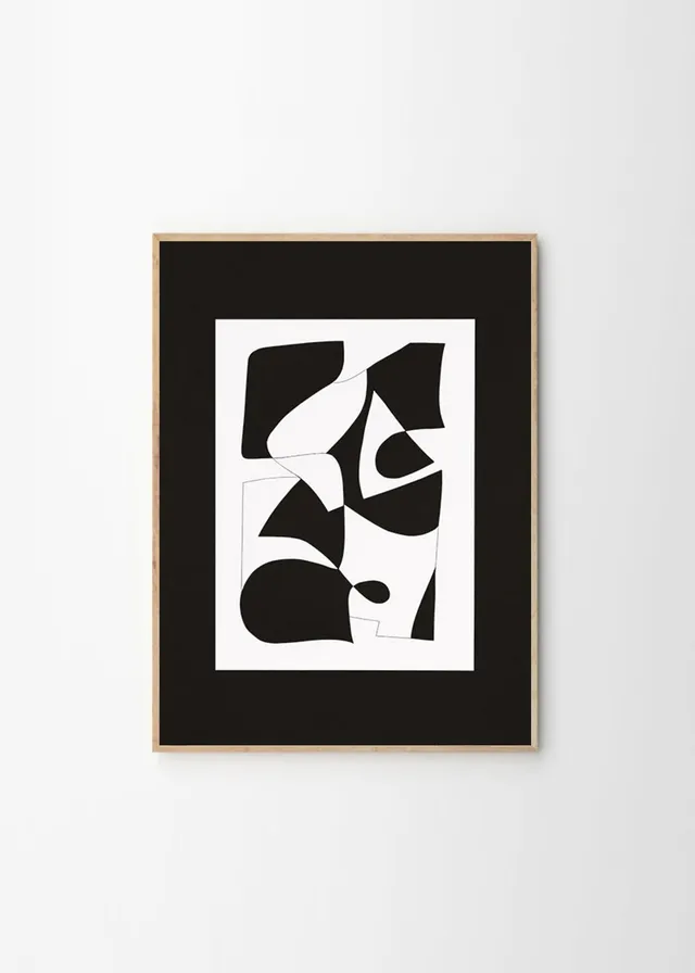 The Poster Club Object Blanc No 26 Poster 50x70 s/w