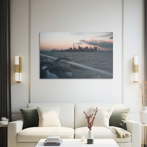 Hustling Sharks Wandbilder Blick Metropole Leinwandbild 30 x 40 cm