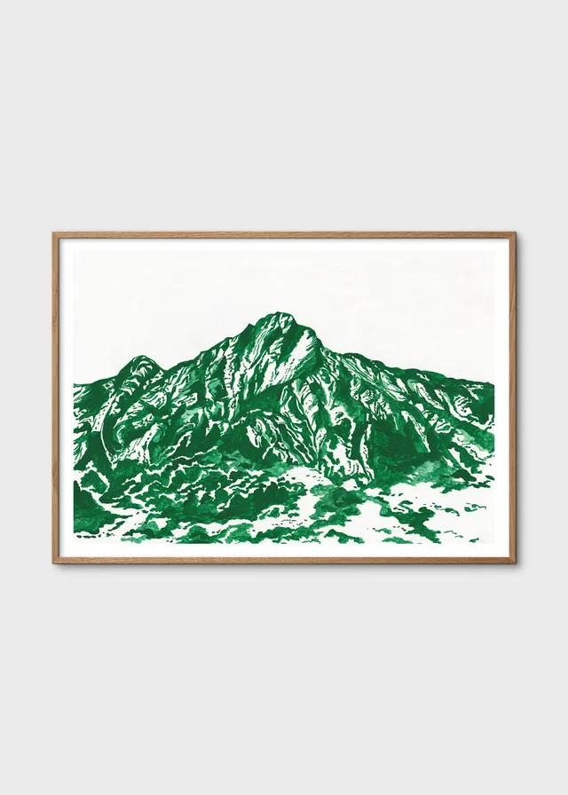 The Poster Club Mount Jade Poster 30x40 cm Jadegrün