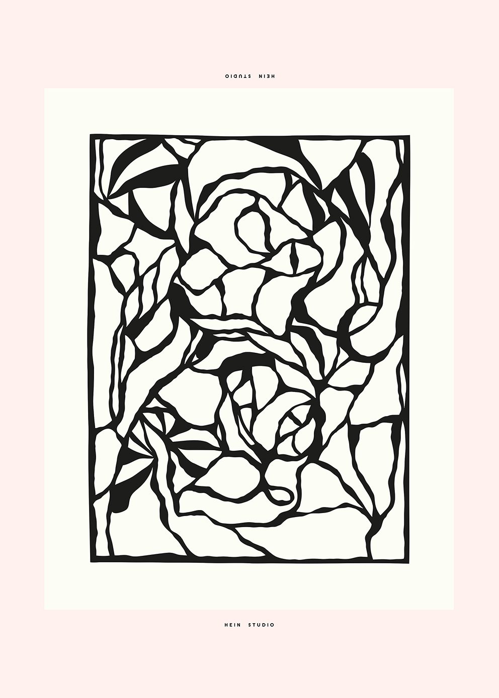 The Poster Club I See You Pale Pink Poster 30x40 cm Rosa