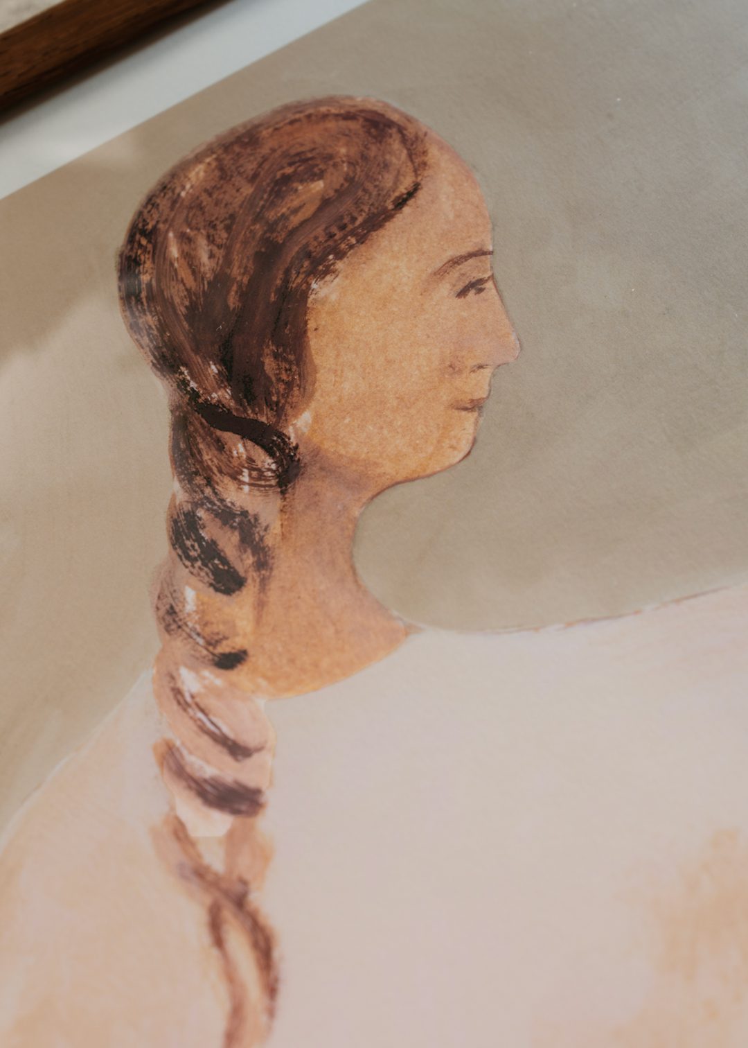 The Poster Club Art Prints Capricorn Poster Sternzeichen beige