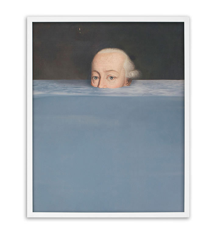 Mineheart Submerged-1 Leinwandbild Blau 21x30 cm