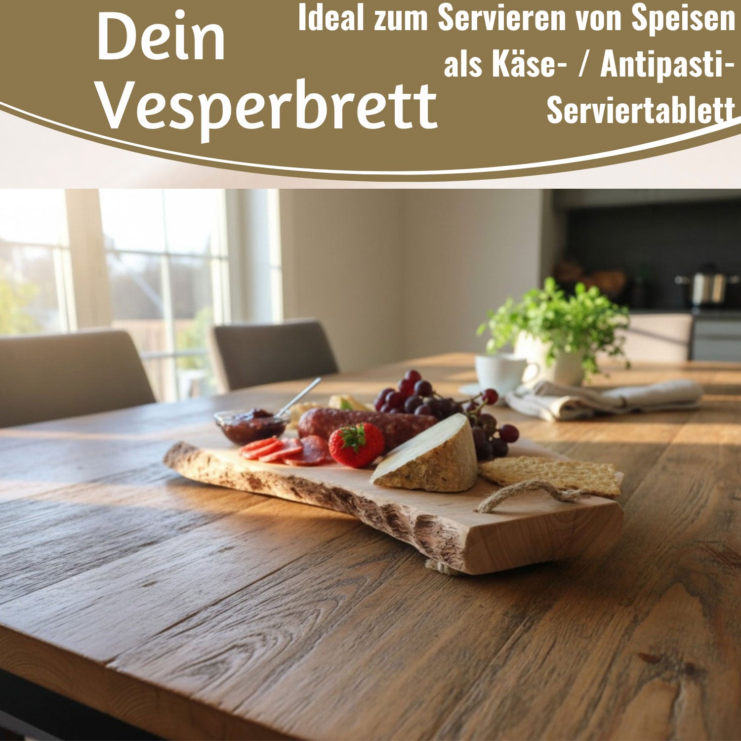 LS-LebenStil Küche & Haushalt Schneidebrett Mango 50cm
