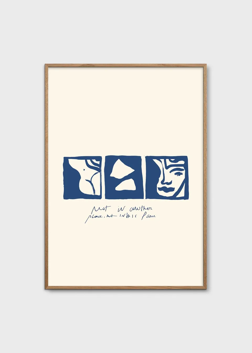 The Poster Club In This Place Poster 50x70cm beige