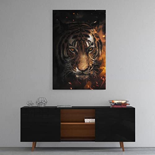 Hustling Sharks Wandbilder Tiger Sparkles Wandbild 30x45 cm Tiger