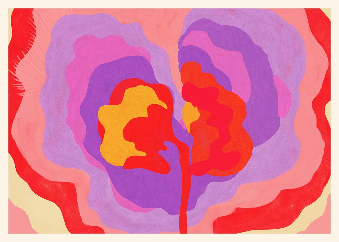 The Poster Club Art Prints Aurora Poster 30x40 cm rosa