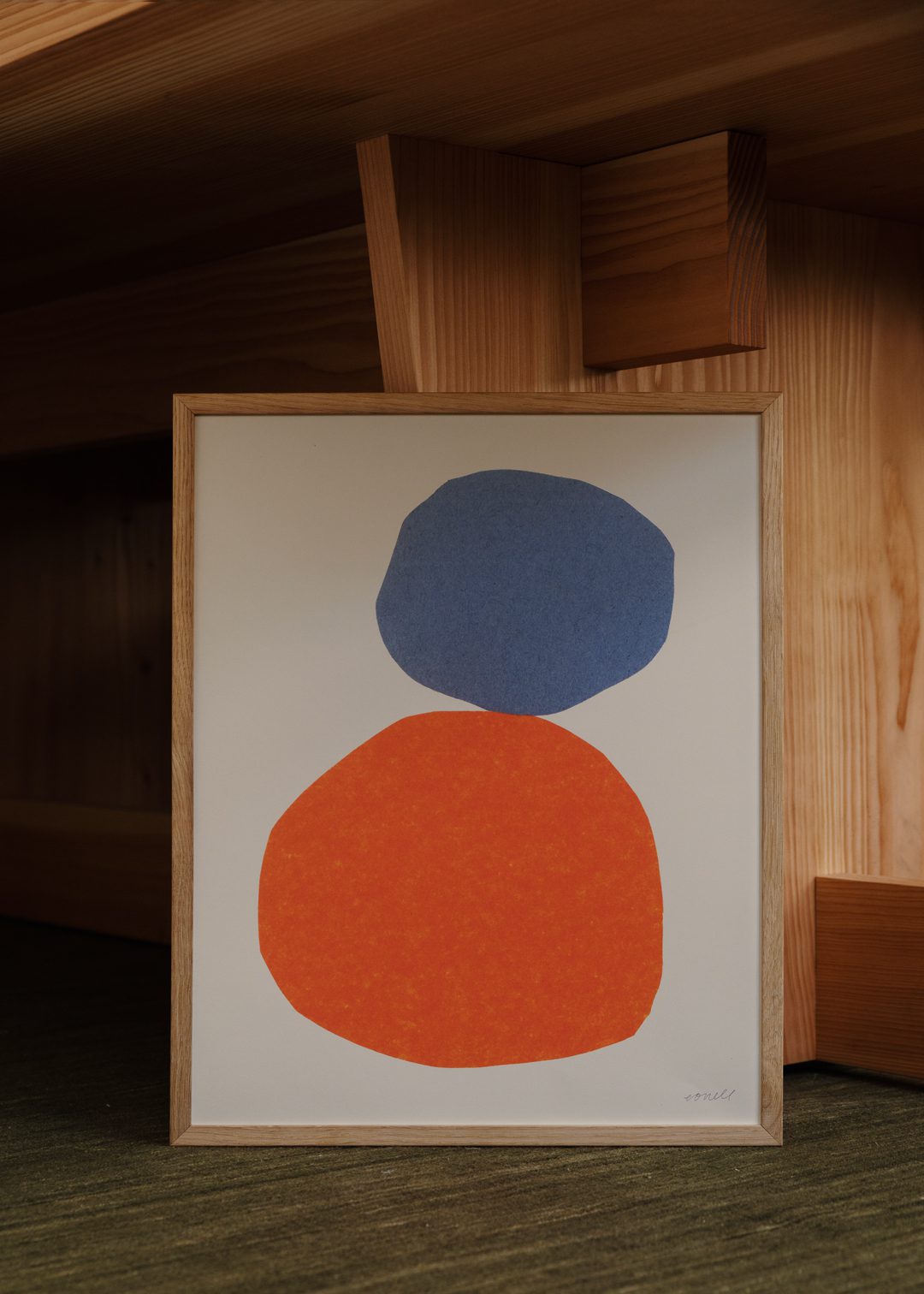 The Poster Club Art Prints Untitled Composition Kunstdruck 30x40 beige