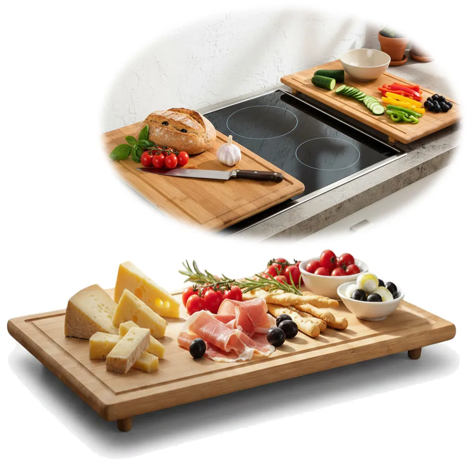 LS-LebenStil Küche & Haushalt Schneidebrett Bambus 50x28cm