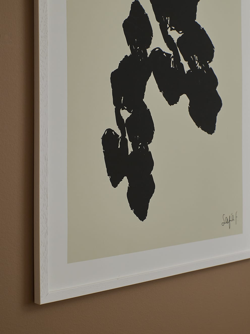 The Poster Club Art Prints Vervain Poster A4 schwarz
