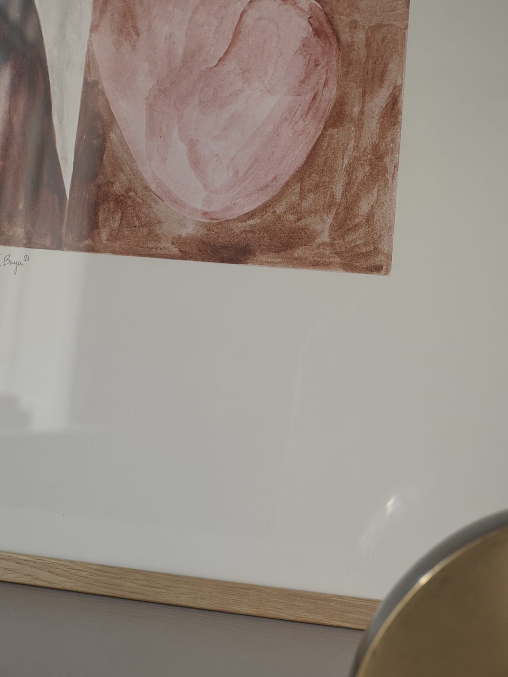 The Poster Club Shapes 01 Kunstdruck A4 blau rosa
