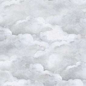 Mineheart Wallpaper Pale Grey Clouds Tapete Grau Wolken