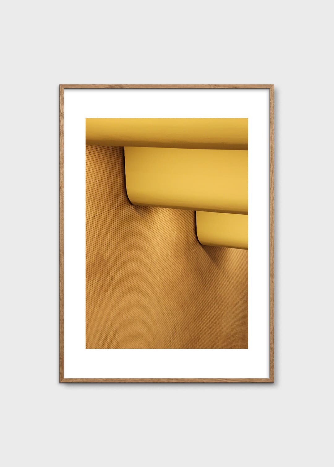 The Poster Club Art Prints Yellow U-Bahn Poster Foto gelb A4-50x70