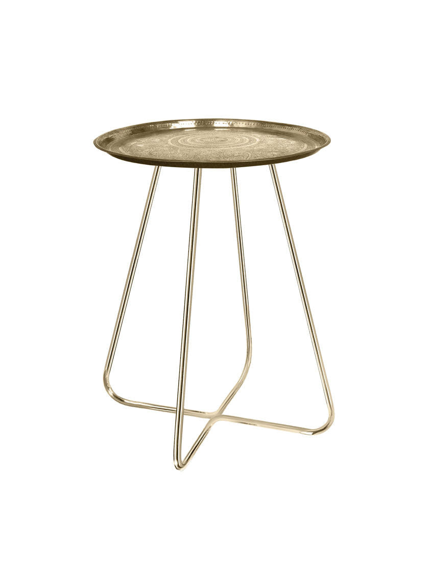 Mineheart Furniture New Casablanca Tisch Messing Mittel 47cm