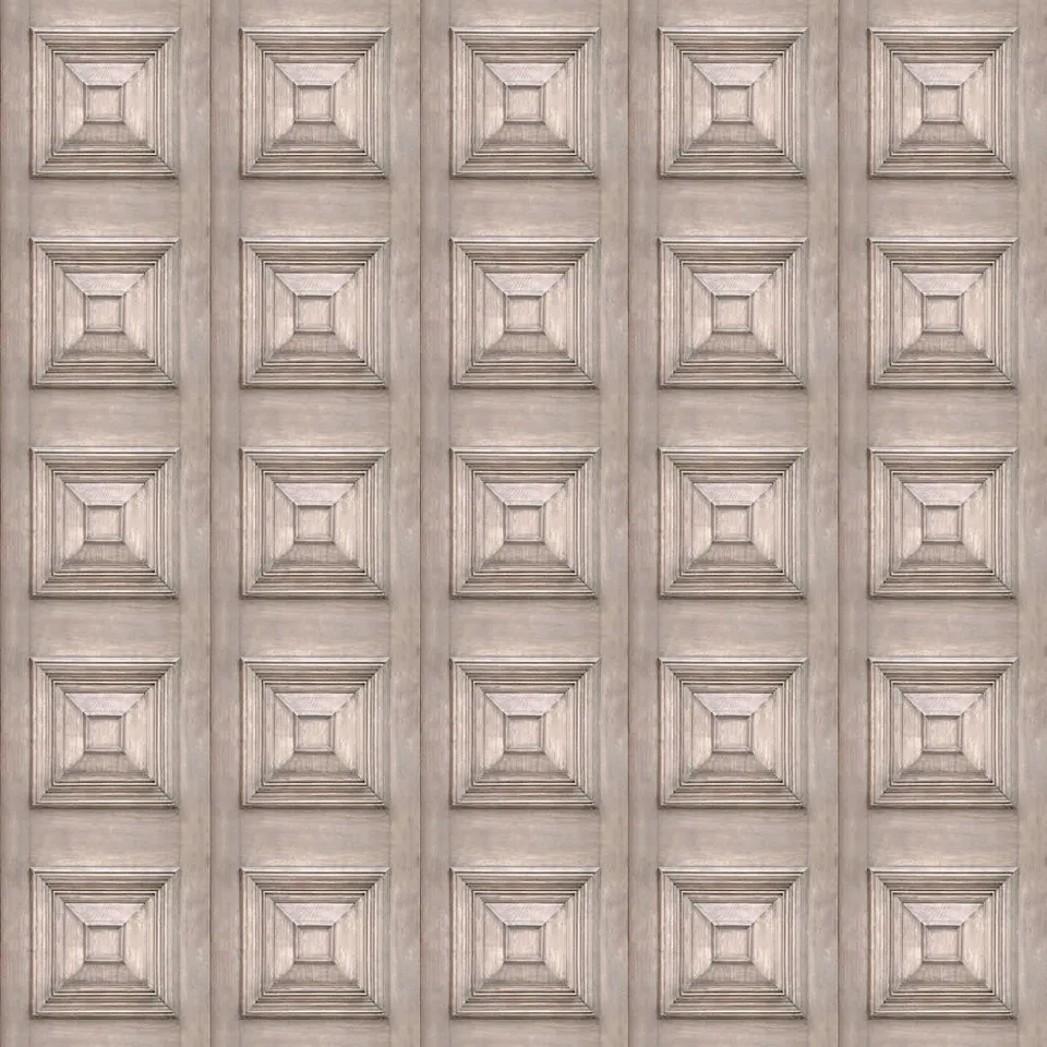 Mineheart Wallpaper Bleached Oak Victorian Panelling Tapete Eiche