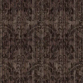 Mineheart Dark Driftwood Damask Tapete A3 Muster Dunkel
