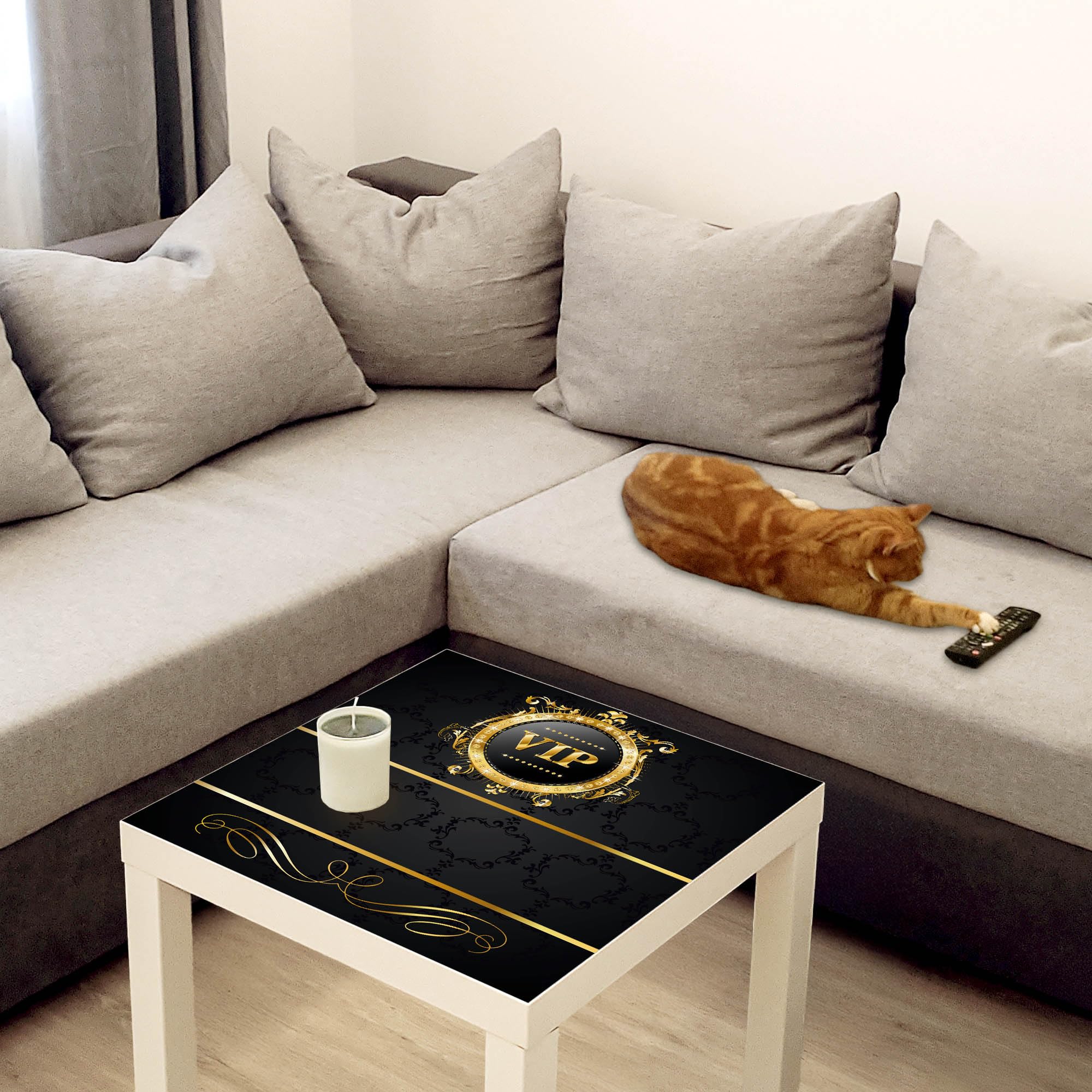 Banjado Möbelfolie VIP Tischfolie 55x55 selbstklebend