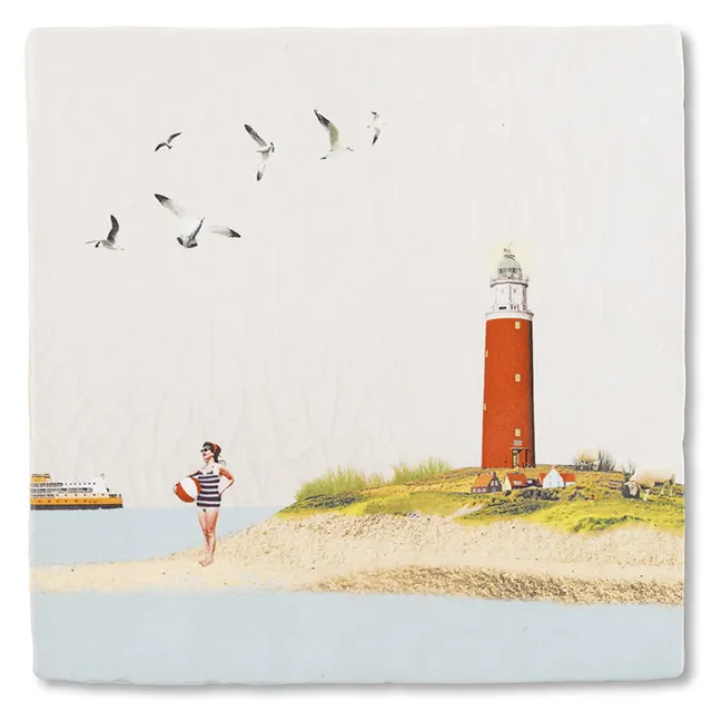 StoryTiles Delft Blue Terug op Texel Wandfliese S 10x10 cm