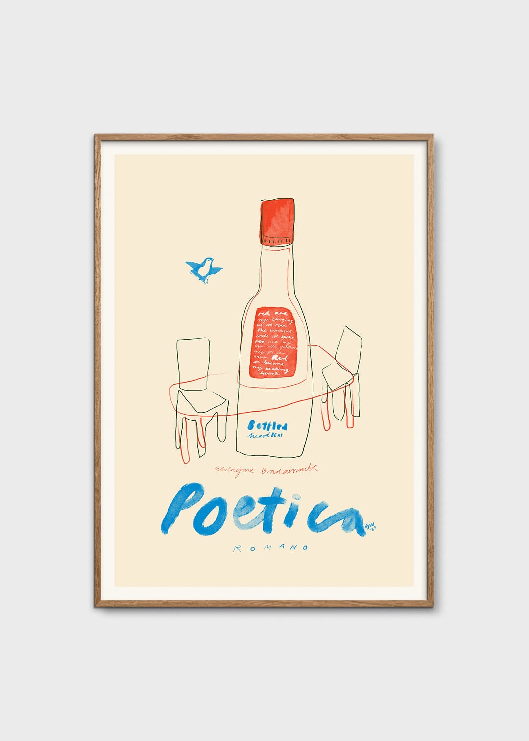 The Poster Club Poetica Poster 30x40 cm beige abstrakt