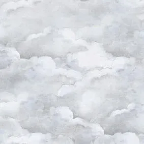 Mineheart Wallpaper Pale Grey Clouds Tapete Grau Wolken