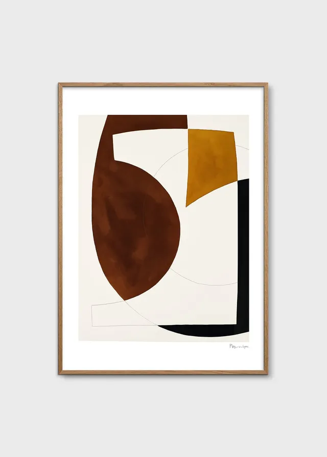 The Poster Club Composition 01 Kunstdruck A4 abstrakt