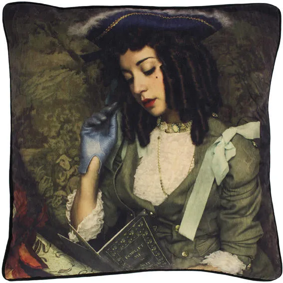 Mineheart Forget Me Not Kissen Samt 45x45 cm