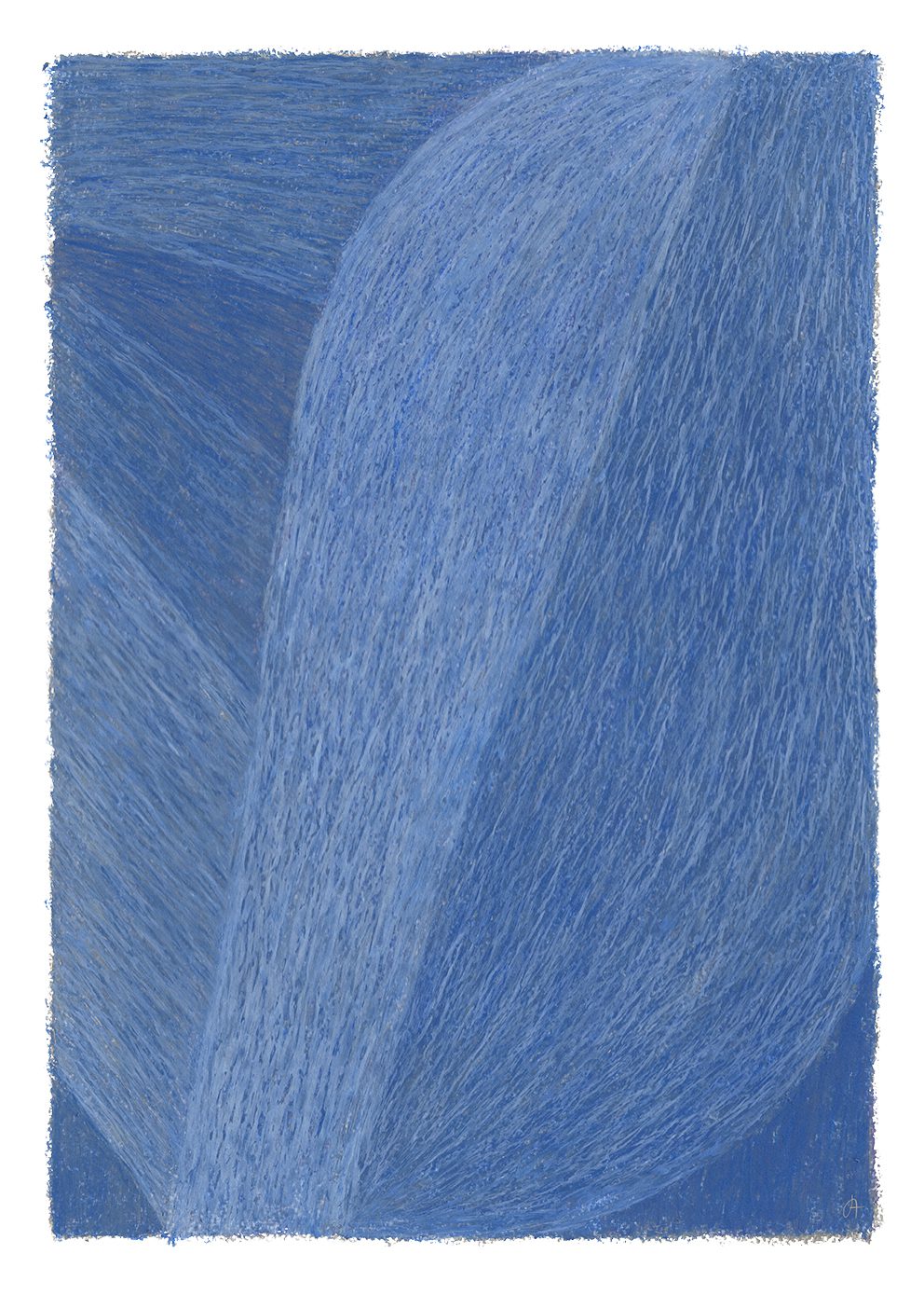 The Poster Club Art Prints Aude in Bretagne Poster A4 blau