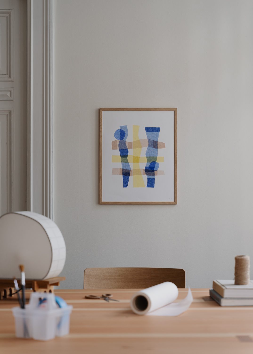 The Poster Club Criss Cross Kunstdruck 30x40 cm geometrisch