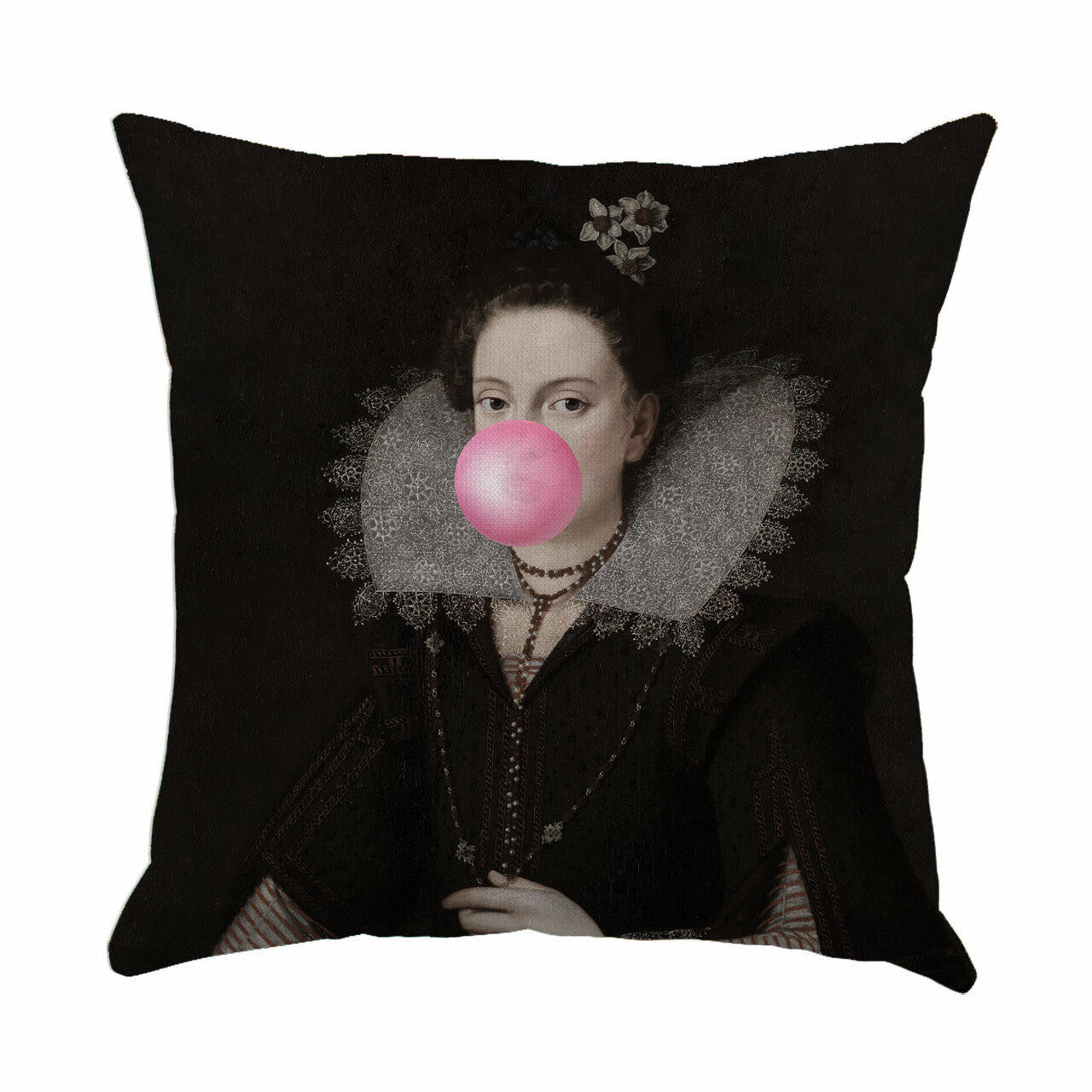 Mineheart Bubblegum Lady Kissen 46x46 Canvas