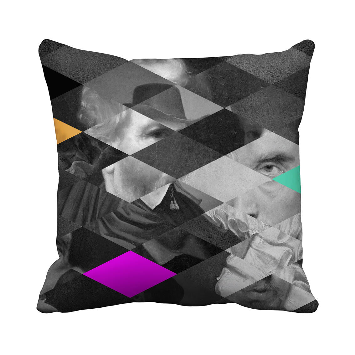 Mineheart Cushions Lords and Masters Kissen 45x45cm Porträt