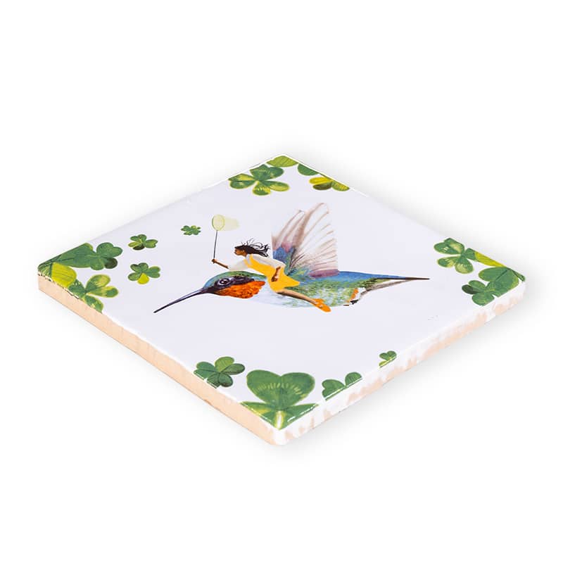 Storytiles Delft Blue Geluksvogel Fliese Glück 13x13 cm